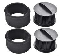 Lot de filtres de rechange pour aspirateur Bissell Power Force et HELIX pour aspirateur Turbo modèle 32R9, 2037913 avec 2 filtres intérieur et extérieur