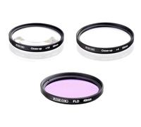 Lot de filtres FLD 37 mm + 4 + 10 filtres de gros plan pour Olympus OM-D E-M1 Mark II avec objectif Olympus M.Zuiko Digital ED 14-42 mm