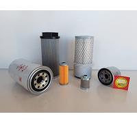 Lot de filtres (grand) compatibles avec Yanmar B 17-2 avec moteur 3TNE68L, filtre à huile, filtre à air, filtre à carburant, filtre hydraulique.