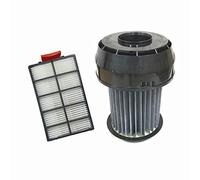 Lot de filtres HEPA compatibles avec Bosch série Roxx'x ... BGS6 ... & Siemens VSX6 ... - alternative 00649841, 649841, 00570324, 570324 Microsafe®