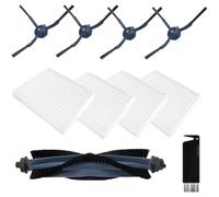 Lot de filtres HEPA pour Eufy G50 L60 pour hybride Dust for Capture | Atteint les coins étroits, balaie les débris au centre, pour une action rotative durable, lot de 10 pièces