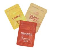 Lot de filtres intérieurs aromatisés : filtre à air aromatisé orange, citron, pamplemousse, filtre respiratoire à l'huile essentielle naturelle, filtre respiratoire Quitgo (Fruit Pack 1)