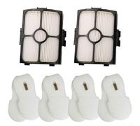 Lot de filtres pour aspirateur filaire Shark HZ4000 HZ4002 HZ4001AMZ HZ3002 HZ3000 Powerdetect contient 4 filtres en mousse et 2 filtres HEPA pour aider à maintenir l'efficacité de l'aspirateur