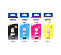 Lot de flacons d'encre Epson 113 d'origine