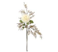 Lot de Fleurs artificielles Dahlia avec Branche décorative 74 cm - Fleurs artificielles en Soie - Fleurs d'automne - Décoration d'automne - Fleurs à Tige - Imitation réaliste - Décoration pour Vase