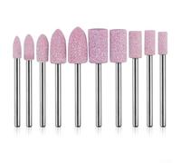 Lot de forets à polir pour bijoux, métal, verre avec embouts en feutre de laine et boîte de rangement