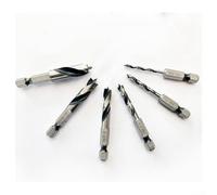 Lot de forets à tige hexagonale, 6 35 mm pour le travail du bois, HSS pour un changement rapide et une coupe efficace (2#)