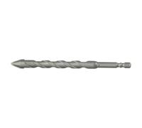 Lot de forets excentriques étendus 6 mm/8 mm/10 mm/12 mm en alliage d'acier avec foret à tête inclinée Double cannelure en U - Tige pour carrelage, verre, bois, mousse, brique pour céramique