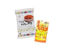 Lot de gâteaux de riz coréens - Sauce Sempio Topokki et gâteau de riz matamun - Goût authentique - OG ASIA (Sempio Topokki Sweet & Spicy Sauce (150 g) et gâteau de riz Matamun Tteokbokki (600 g))