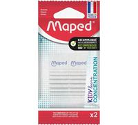 Maped - Gommes Kidy Learn Concentration - Surface texturée - Stimulation sensorielle - Lot de 2
