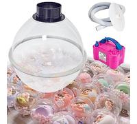 Lot de gonfleur de ballons - Pompe à ballons facile pour bouquets de jouets en peluche, remplissage de cadeaux à faire soi-même, parfait pour les mariages, les fêtes et les décorations de Noël