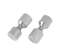 Lot de goupilles à double trou en aluminium pour brides 6061 avec finition anodisée pour une durabilité et une performance améliorées (blanc)