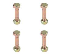 Lot de goupilles de cisaillement et écrous pour souffleuse à neige 0,8 cm | Ces goupilles de cisaillement métalliques robustes protègent votre souffleuse à neige contre les dommages lors du déblaiement