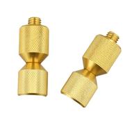 Lot de goupilles de localisation de bride en aluminium de 2,8 cm, chevilles dégradées à deux trous pour brides ASME de 68 kg (1,27 cm à 14"), aluminium 6061 trempé avec finition oxyde noir