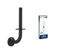Lot de GROHE Start Réserve Papier Toilette, Noir Mat, 411862430 + Kit colle QuickGlue A1, 41127000