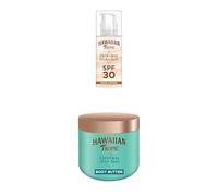 Lot de Hawaiian Tropic - Hydrating protection - Lotion solaire SPF 30 (50ml) + Hawaiian Tropic Body Butter 250ml