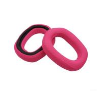 Lot de housses de coussin d'oreille et bandeau de rechange pour Logitech G435 G335, tissu en maille à mémoire de forme, noir (C)