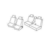 Lot de housses de siège Superior - Beige - Compatible avec Toyota Land Cruiser 3p (12/02>10/09)