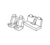 Lot de housses de siège Superior - Noir/gris - Compatible avec Toyota Auris 5p (06/15>03/19)