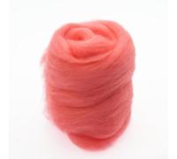 Lot de laine de feutrage à l'aiguille 20 g - Fibre perendale cardée - Convient pour les applications de feutrage à l'aiguille et à l'eau - Épaisseur de 29 à 30 mm et longueur de fibre de 80 à 120 mm
