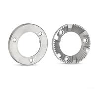 Lot de lames de meulage en métal pour moulin à grains de café 40 mm de diamètre avec deux disques pour une performance de broyage fiable