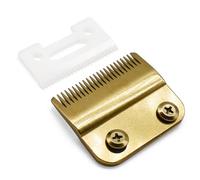 Lot de lames de rechange professionnelles à 2 trous #2161, compatibles avec la tondeuse à cheveux Wahl 5 Star Series (doré)