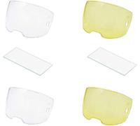 Lot de lentilles variées pour casque de soudeur Esab Sentinel A60 (ambre et transparent)