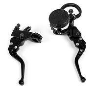 Lot de leviers de frein à embrayage universels de 22 mm pour moto Ensemble maître cylindre réservoir de liquide de frein