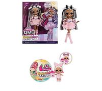 Lot de LOL Surprise OMG Sunshine Makeover Poupée Mode - SWITCHES + LOL Surprise Sunshine Makeover Tots avec 8 Surprises - Changement de Couleur aux UV et Accessoires - à partir de 4 Ans