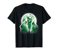 Lot de loups hurlant dans la lune T-Shirt