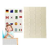Lot de Mahjong pour jeu Sea Side Escape Game, blocs de jeu Sea Side Escape | Kit de jeu Escape Mahjong Blocks Mahjong avec autocollants avec motifs clairs pour la détente, les voyages, les réunions de