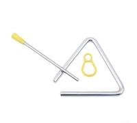 Lot de maillets triangulaires en fer pour instruments de percussion, 1 pièce pour débutants avec support, construction en fer plastique pour plus de durabilité (L)
