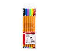 Lot de marqueurs aquarelle à pointe super fine de 0,4 mm pour art, croquis, mangas, fournitures scolaires, lot de marqueurs colorés