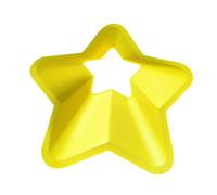 Lot de marqueurs d'entraînement de football Agility Star Disc, 5 points, équipement de terrain flexible pour la pratique sportive, entraîneur de travail des pieds, marqueur durable pour les exercices