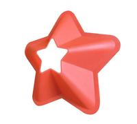 Lot de marqueurs d'entraînement de football Agility Star Disc, 5 points, équipement de terrain flexible pour la pratique sportive, entraîneur de travail des pieds, marqueur durable pour les exercices