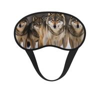 Lot de masques de sommeil loups pour dormir sur le côté, masque occultant pour homme et femme, masque de sommeil sans pression, doux, respirant, confortable pour dormir la nuit