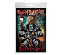 Iron Maiden Run For Your Lives Lot de 5 médiators