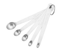 Lot de mini cuillères à mesurer en acier inoxydable - Petites cuillères à mesurer - 1/4 cuillère à café - Dash 1/8 cuillère à café - Pincée 1/16 cuillère à café - Smidgen 1/32 cuillère à café - Goutte