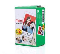 Lot de mini films Instax,Mini Film Bord Blanc 20 Feuilles Mini film instantané pour appareil photo classique Fuji mini 8/7s/25/50/90 Appareils photo Mint Imprimantes Papier photo instantané haut gamme