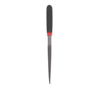 Lot de mini limes aiguilles en acier pour sculpture de pierre, verre, métal et bijoux - Lime plate / ronde / demi-ronde de 118 mm, acier trempé, tige de 5 mm de diamètre (lime ronde)