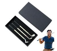 Lot de Mini stylos de Golf, Stylo de Balle de Golf de Bureau | Remplisseur de Chaussettes de Noël en Forme de Club de Golf - Jouet décoratif - Stylo de Club de Golf - Nouveauté - Papeterie