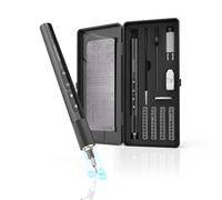 Lot de mini tournevis électriques 47 en 1 de précision avec 40 embouts, petit tournevis électrique sans fil pour appareil photo, ordinateur portable, noir