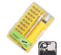 Lot de mini tournevis - Portable et ergonomique - Ensemble d'outils de bijoutier - Pour PC, console de jeu, montre, lunettes, batterie, voiture, camion, appareils, réparation