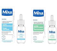 Lot de Mixa - Sérum Concentré Anti-Imperfections - Pour peaux à imperfections + Mixa - Sérum Concentré Réhydratant - Pour Peaux Déshydratées et Sensibles