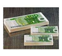 Lot de mouchoirs et serviettes en papier imprimés 100 Euros G