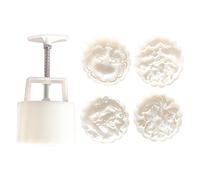 Lot de moules 3D 150 g avec motif dragons et poissons, presse à gâteau, sans danger pour les cookies pour les timbres de festival de la mi-automne