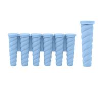 Lot de moules à glace en silicone pour glaces à la main - Démoulage facile - 6 cavités et sucettes simples - Moules en silicone souple