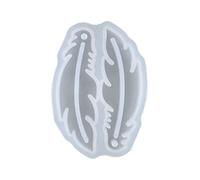 Lot de moules en silicone pour porte-clés/boucles d'oreilles - Moule en silicone pour résine époxy - Attrape-rêves / plume