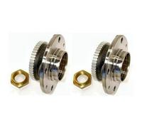 Lot De Moyeux Avec Roulements De Roues Arrières Avec Bague Abs - Peugeot 406 1.8 16v 11/1995-05/2004