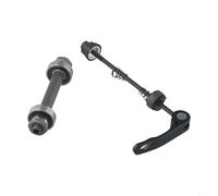 Lot de moyeux de roue de vélo avant arrière à dégagement rapide avec 6000 roulements en acier noir pour projet de restauration de vélo 14,5 cm arrière 10,8 cm avant (avant)